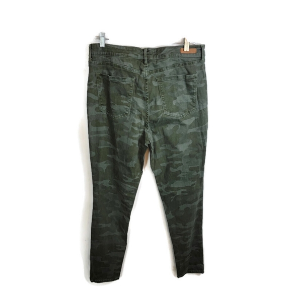 Social Standard Anthro By Sanctuary High Rise Skinny Camouflage Print Jeans - Picture 5 of 11